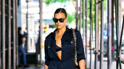 buy irina shayk burberry jumpsuit
